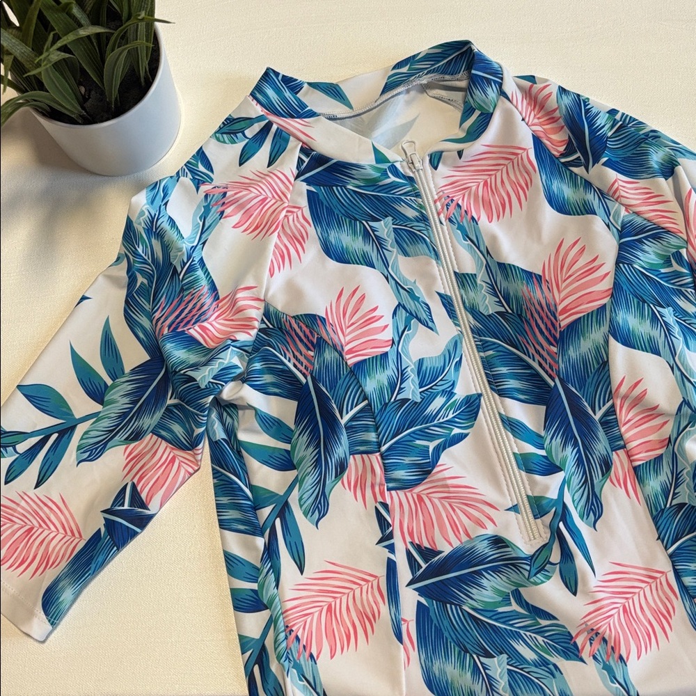 Floral Swimsuit Rashguard
